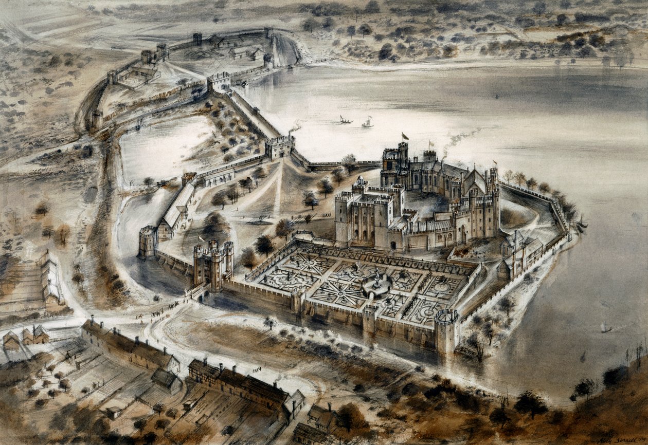 Kenilworth Kalesi, c1575, c1960