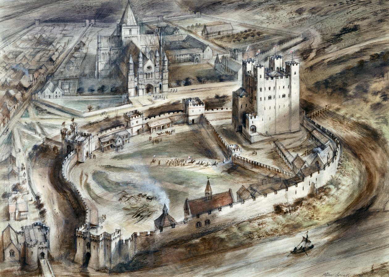 Rochester Kalesi, 15. yüzyıl, 1960