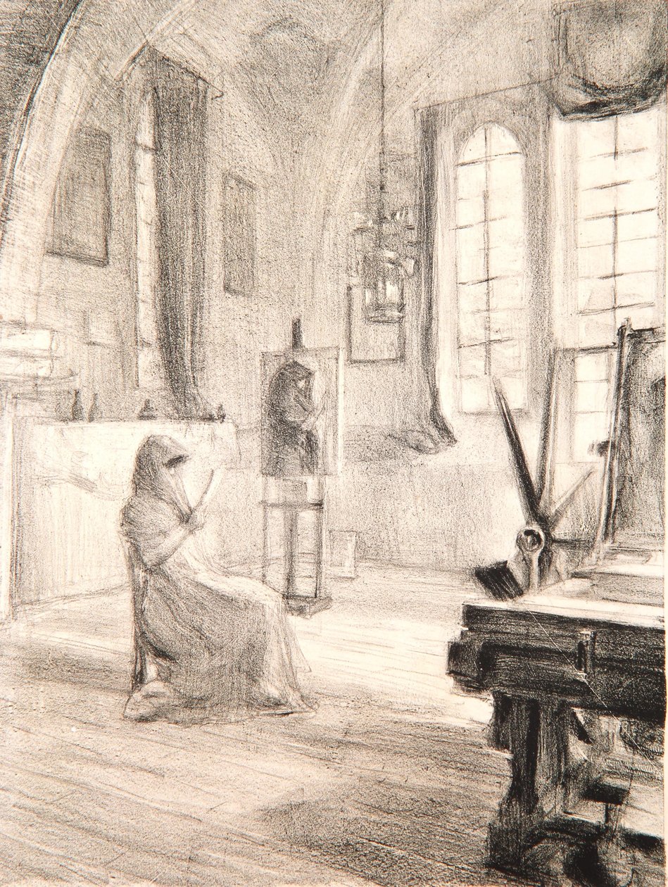 Stüdyo, La Boissiere, 1909 by Albert de Belleroche