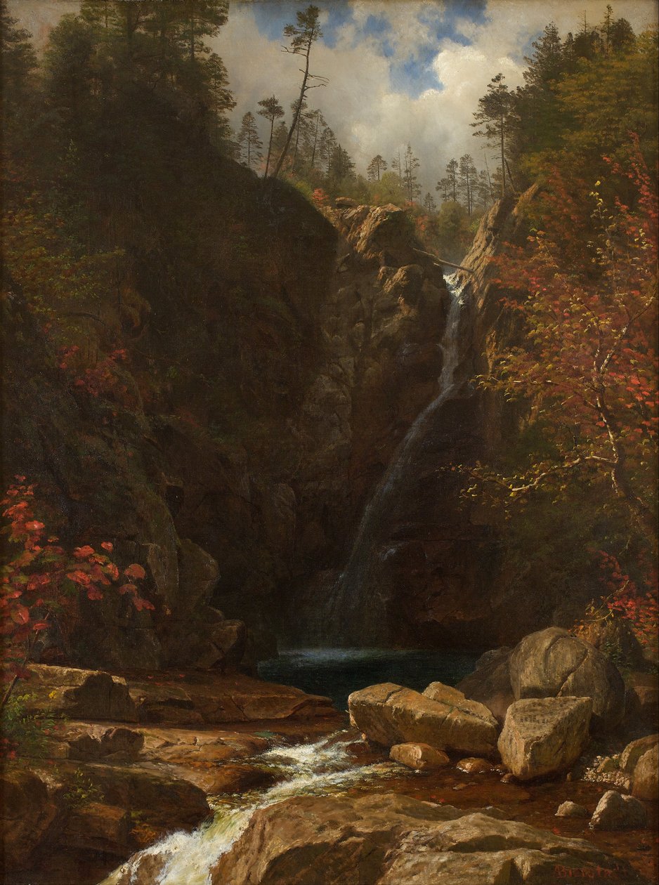 Glen Ellis Şelaleleri by Albert Bierstadt