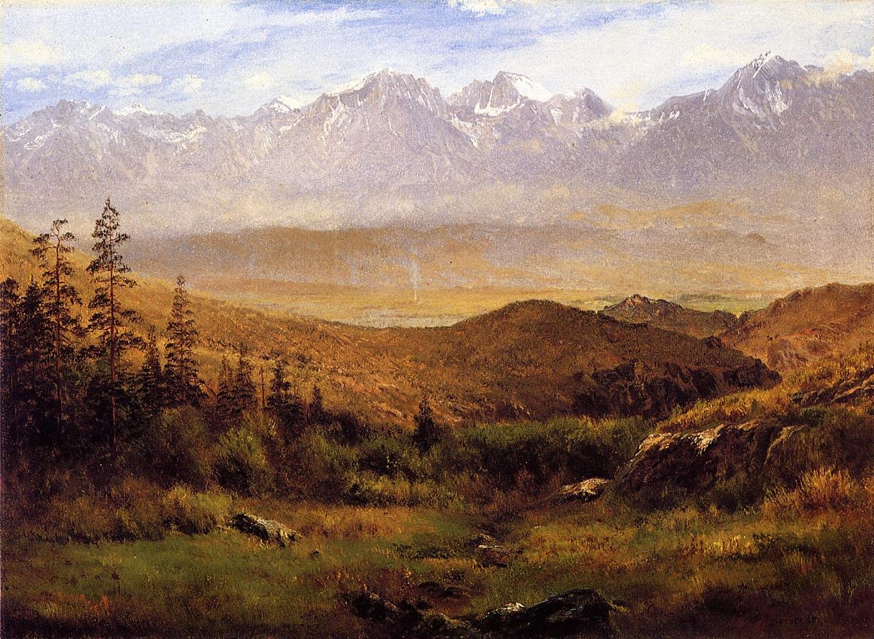 Dağların Eteklerinde by Albert Bierstadt