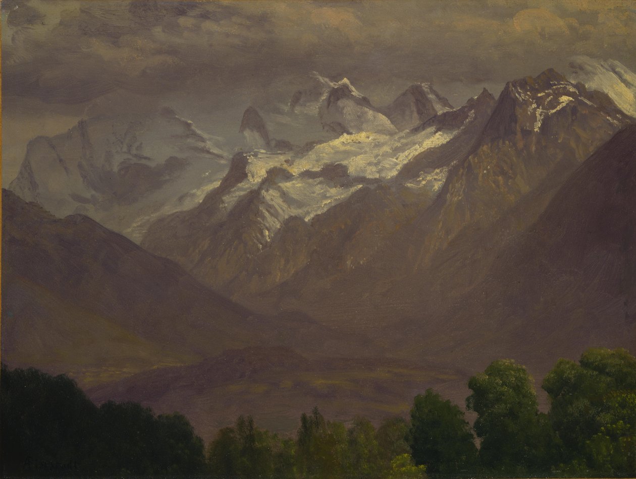 Yüksek Dağlarda by Albert Bierstadt