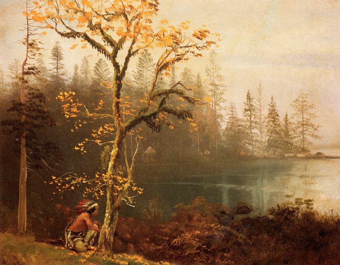 Hint İzci by Albert Bierstadt