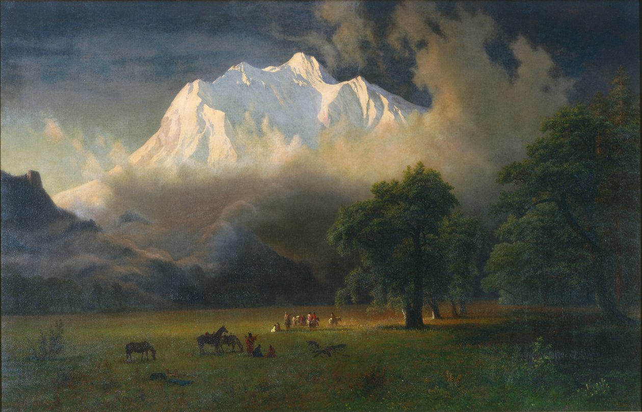 Adams Dağı, Washington by Albert Bierstadt