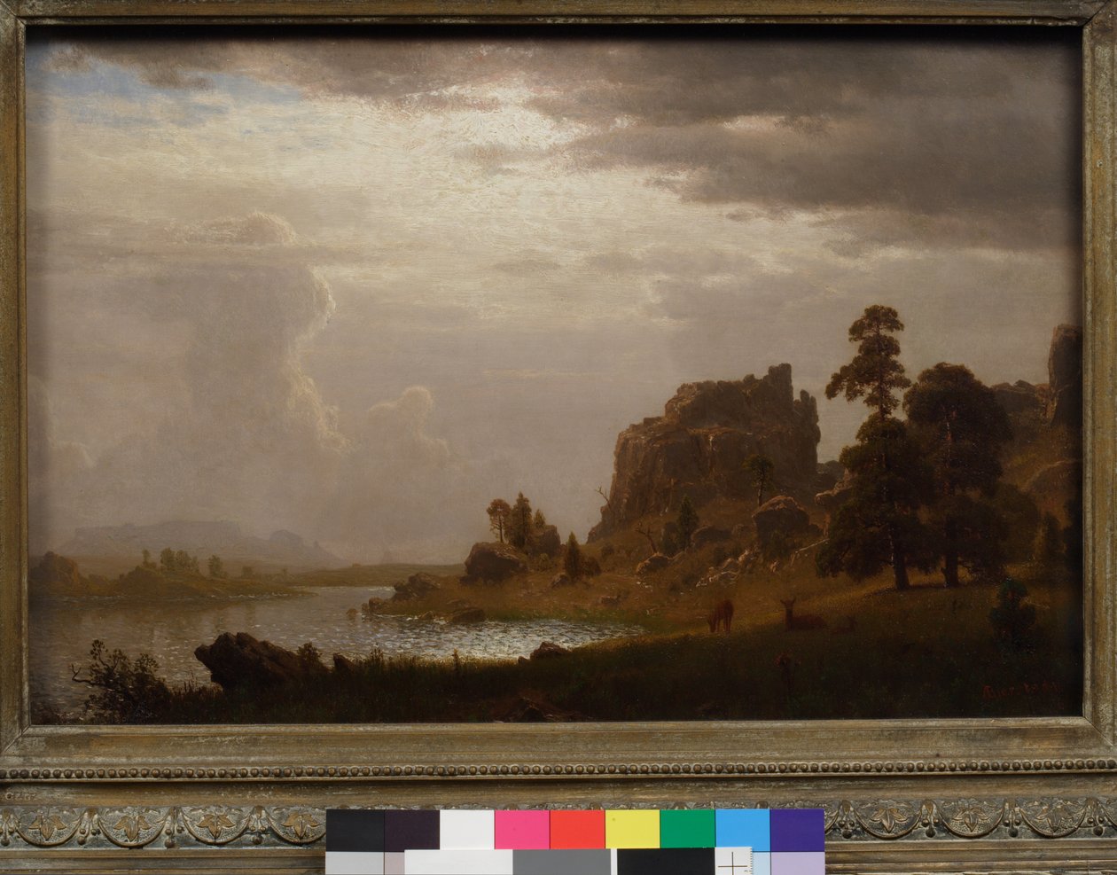 Şeytan Kapısı Yakınındaki Tatlı Suda, Nebraska, 1860 by Albert Bierstadt