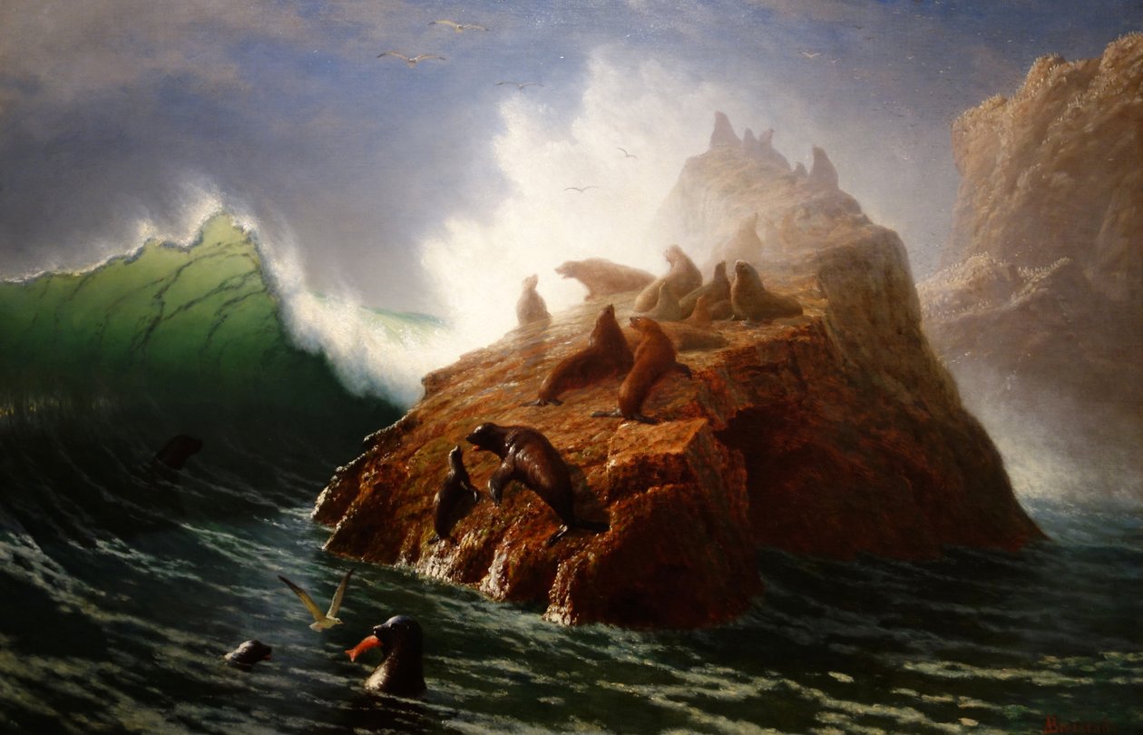 Mühür Kayası by Albert Bierstadt