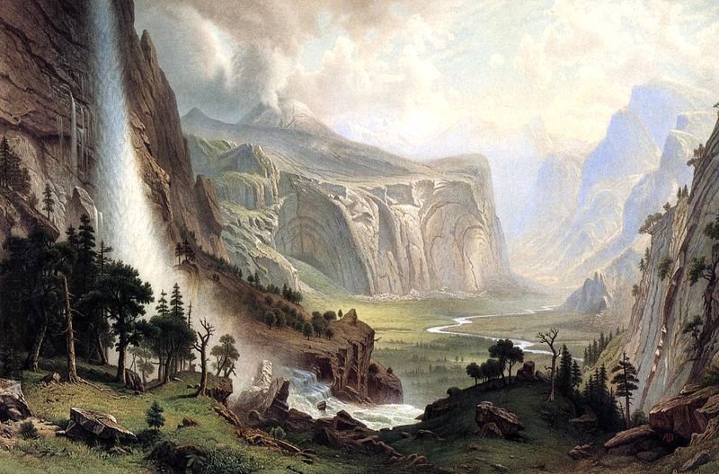 Yosemite Kubbeleri by Albert Bierstadt