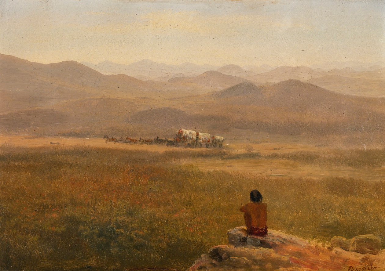 Uyanıklık by Albert Bierstadt