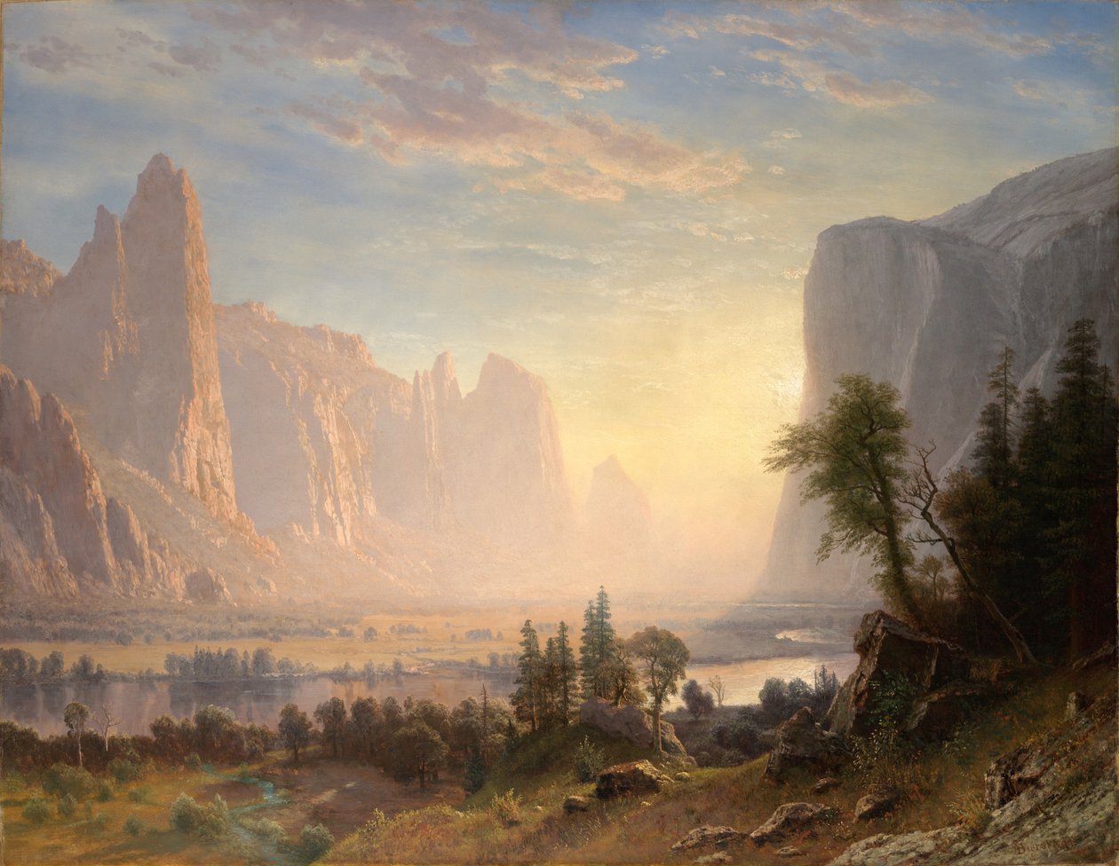 Yosemite Vadisi by Albert Bierstadt