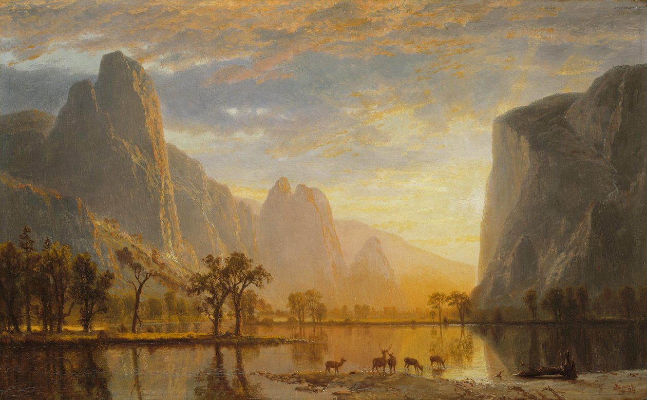 Yosemite Vadisi by Albert Bierstadt