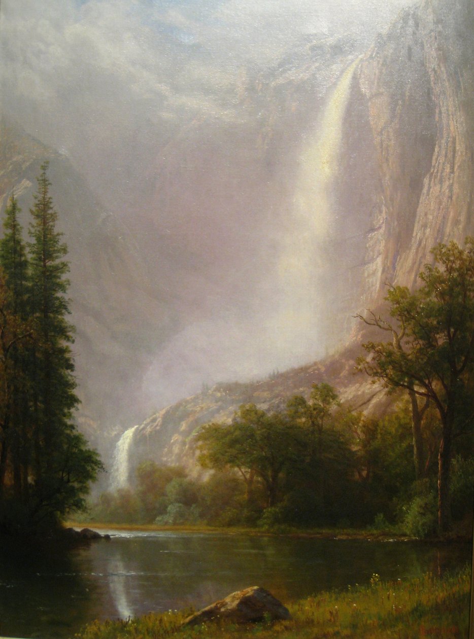 Yosemite Şelaleleri by Albert Bierstadt