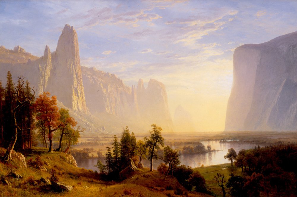 Yosemite Vadisi by Albert Bierstadt