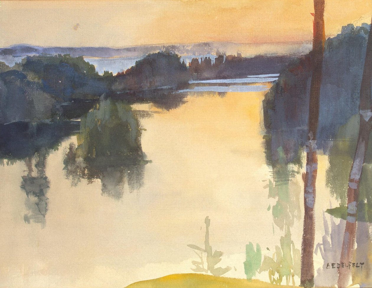 Manzara by Albert Gustaf Aristides Edelfelt
