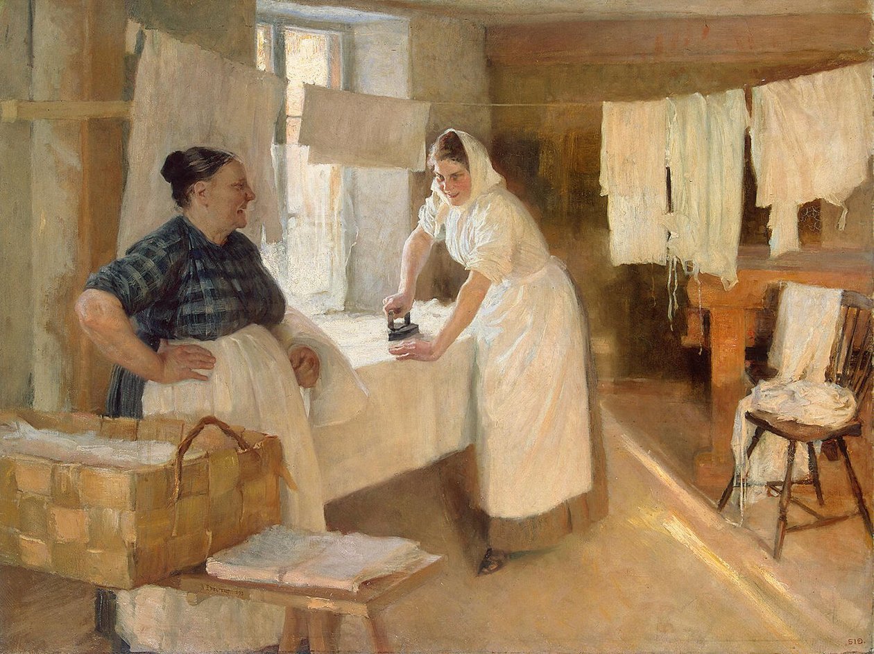 Çamaşırhaneler by Albert Gustaf Aristides Edelfelt