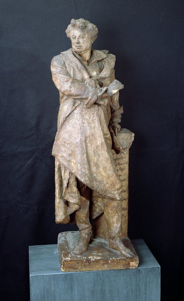 Alexandre Dumas Pere Heykeli (1802-70), c.1883-87 by Albert Ernest Carrier Belleuse