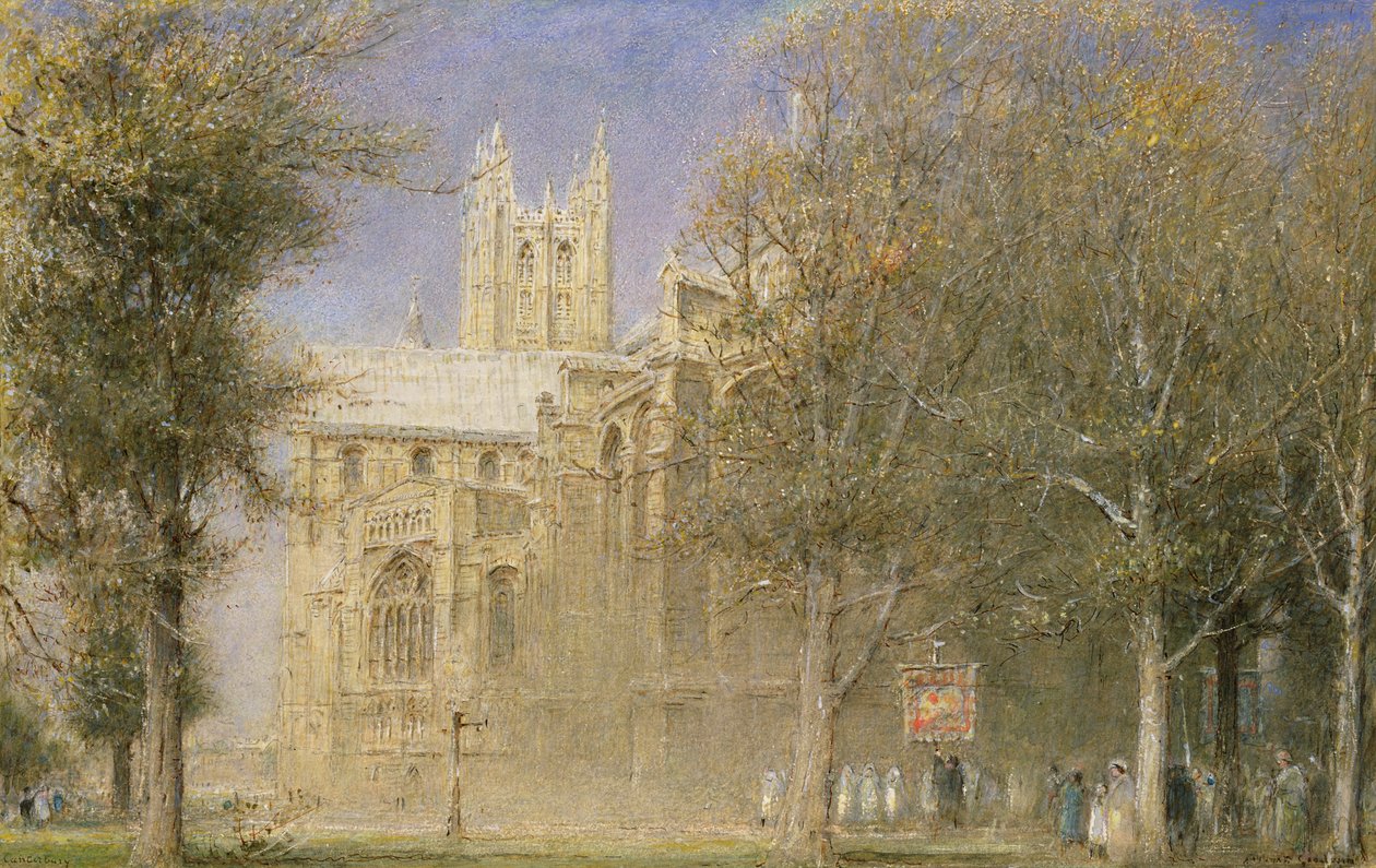 Canterbury Katedrali by Albert Goodwin