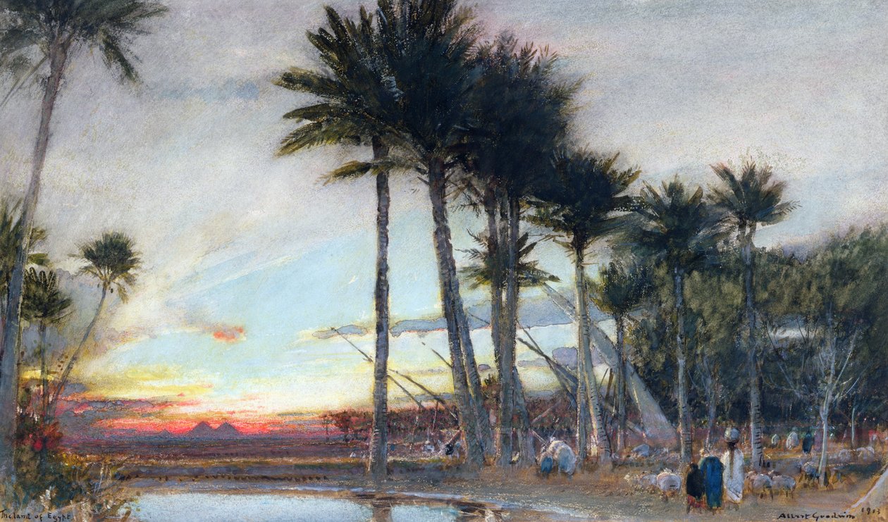 Mısır Ülkesi, 1913 by Albert Goodwin