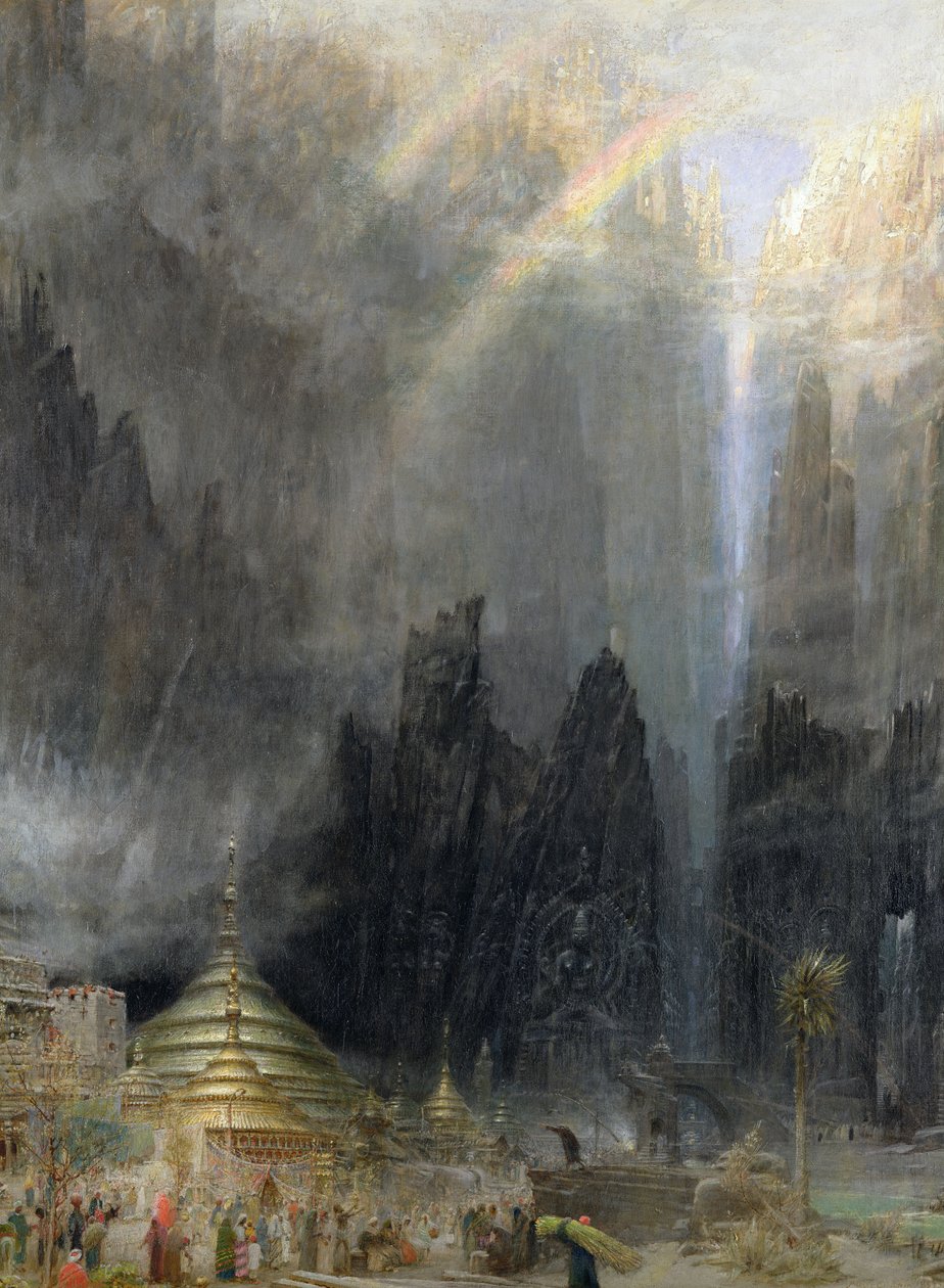 Dünyanın Çatısı Altında, 1897 by Albert Goodwin