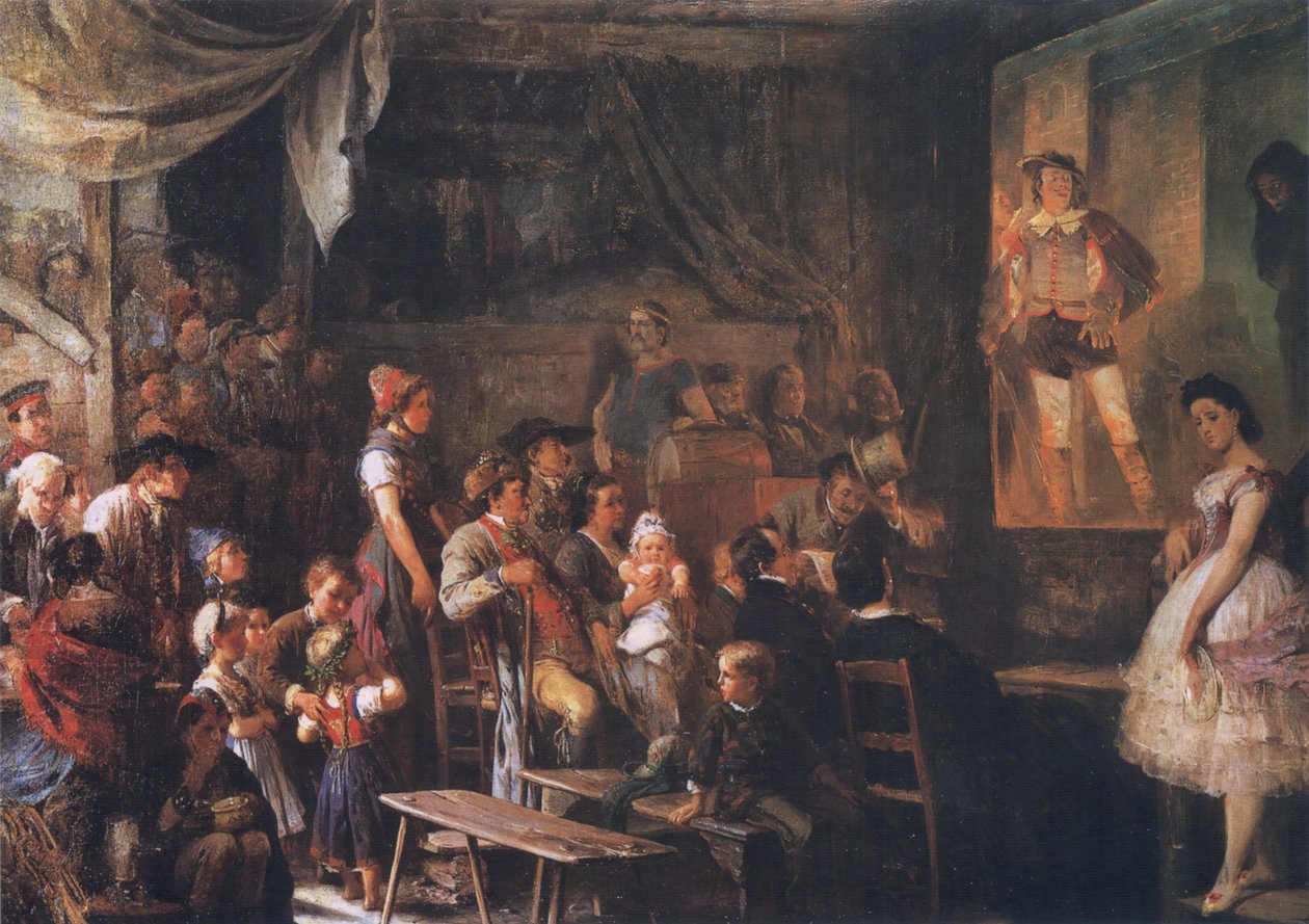 köylü tiyatrosu by Albert Kindler