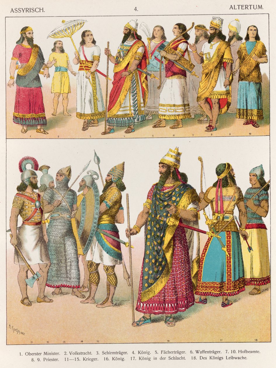 ಅಸ್ಸಿರಿಯನ್ ಉಡುಗೆ, 