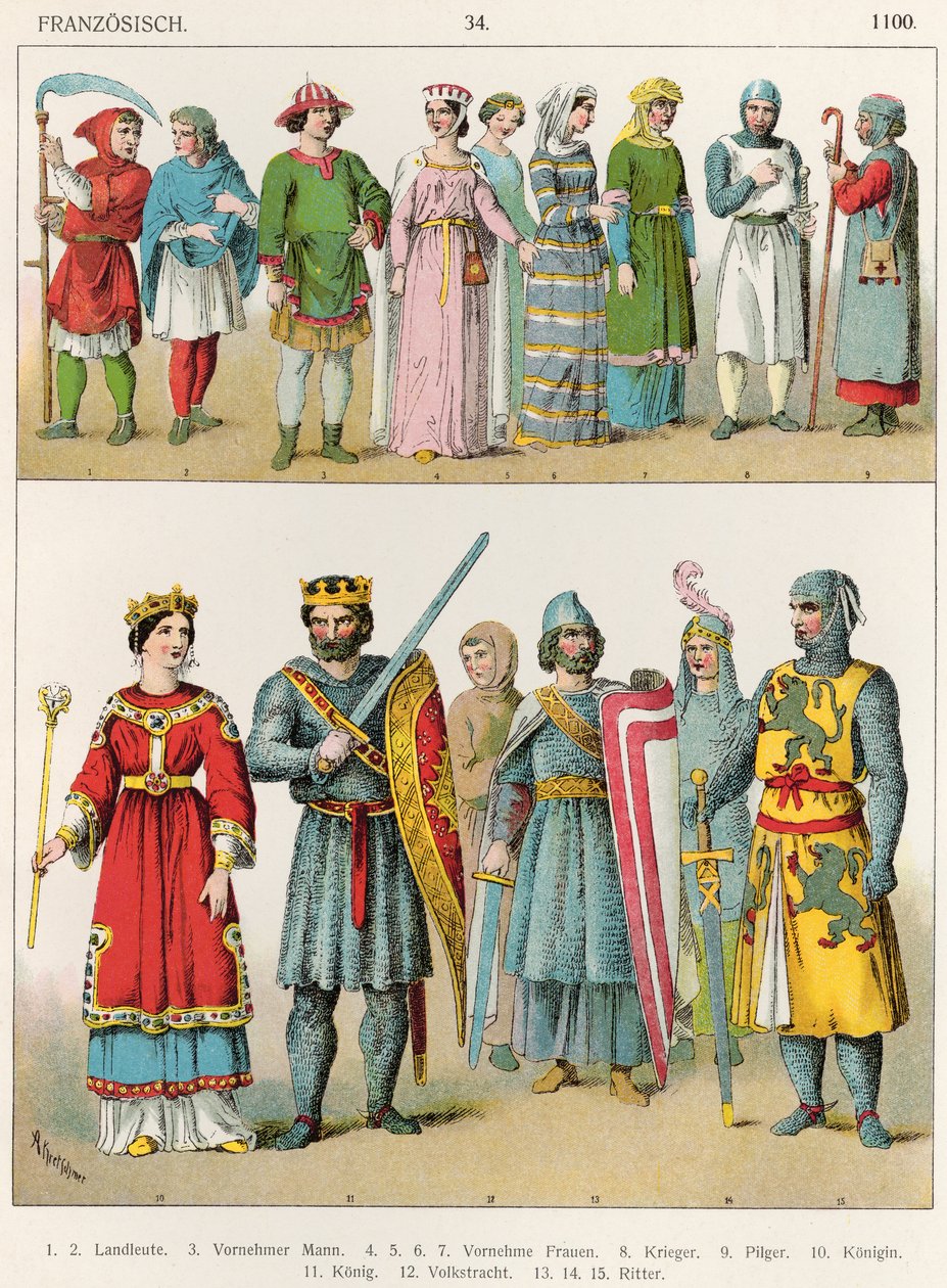 Fransız Elbisesi, c.1100, 