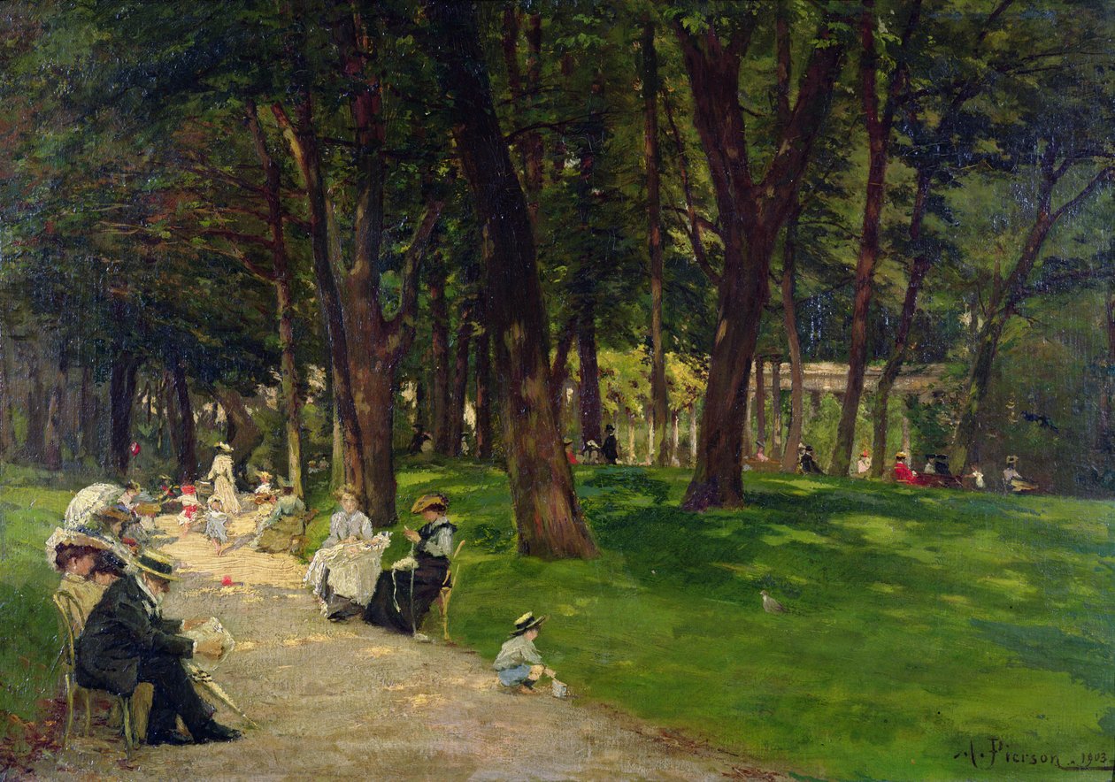 Parkta, 1903 by Albert Leopold Pierson