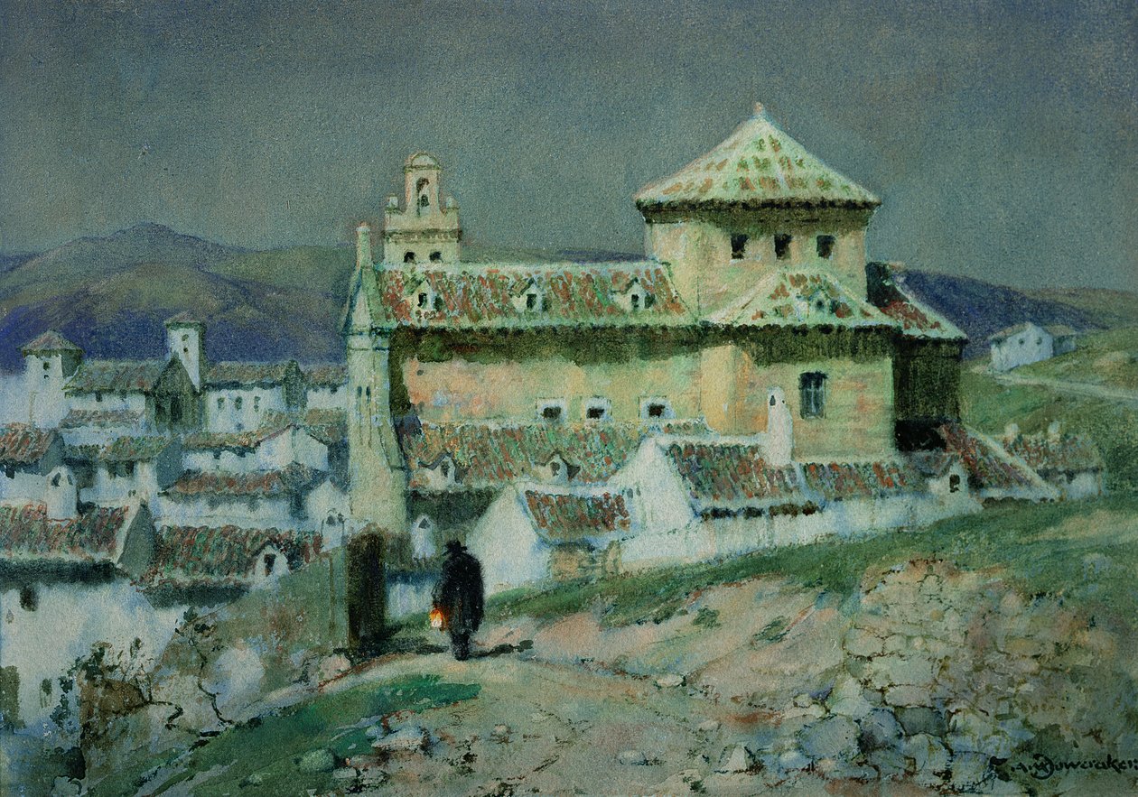 Enkarnasyon Manastırı, Antequera, İspanya by Albert Moulton Foweraker