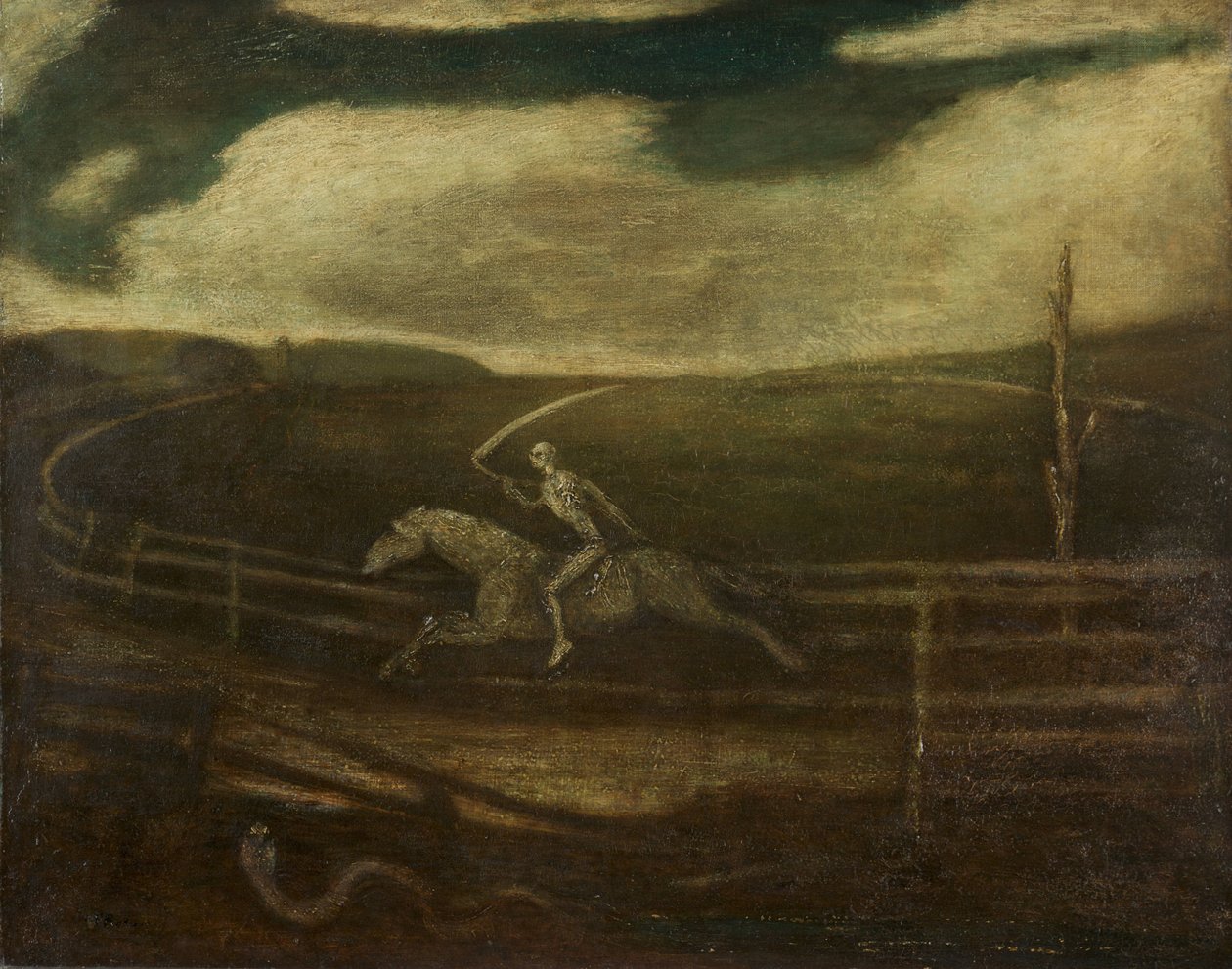 Yarış Pisti (Soluk Atta Ölüm) by Albert Pinkham Ryder