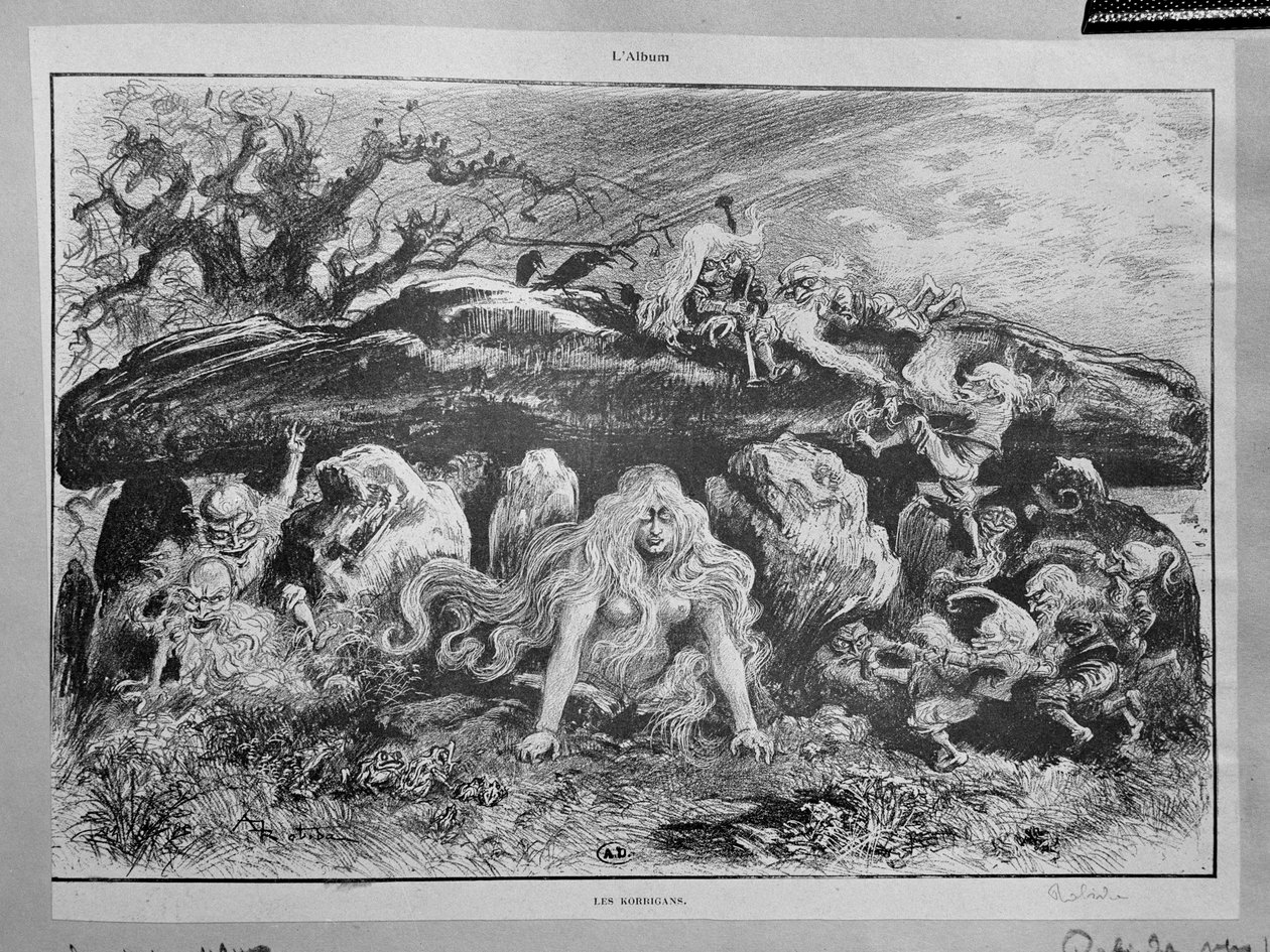 Korriganlar, c.1900 by Albert Robida