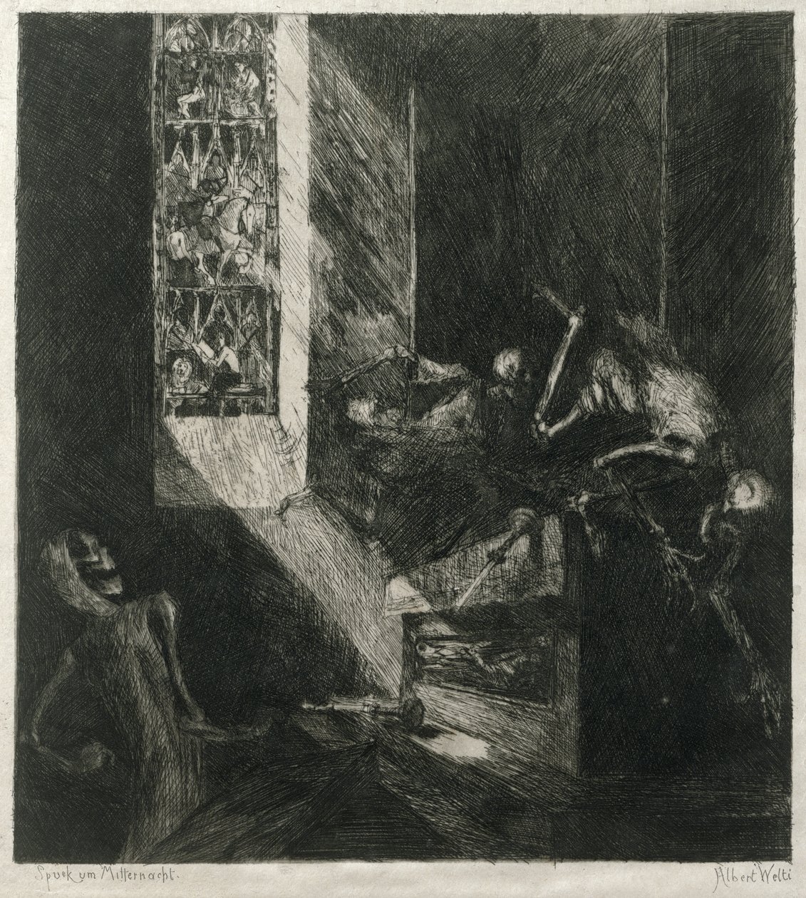 Geceyarısı, 1888