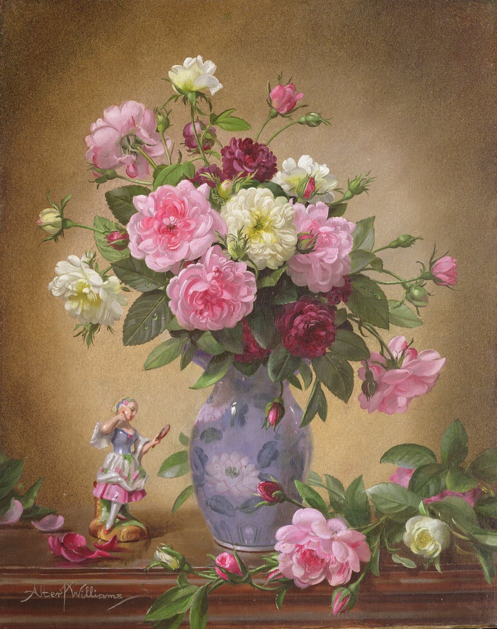 AB292 Geçmişin Romantik Gülleri by Albert Williams