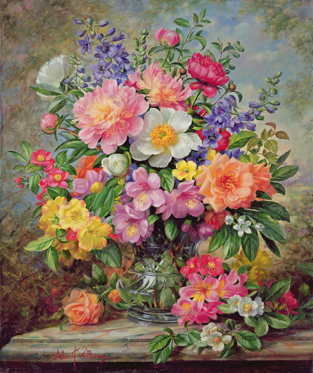 Işıltılı Haziran Çiçekleri by Albert Williams
