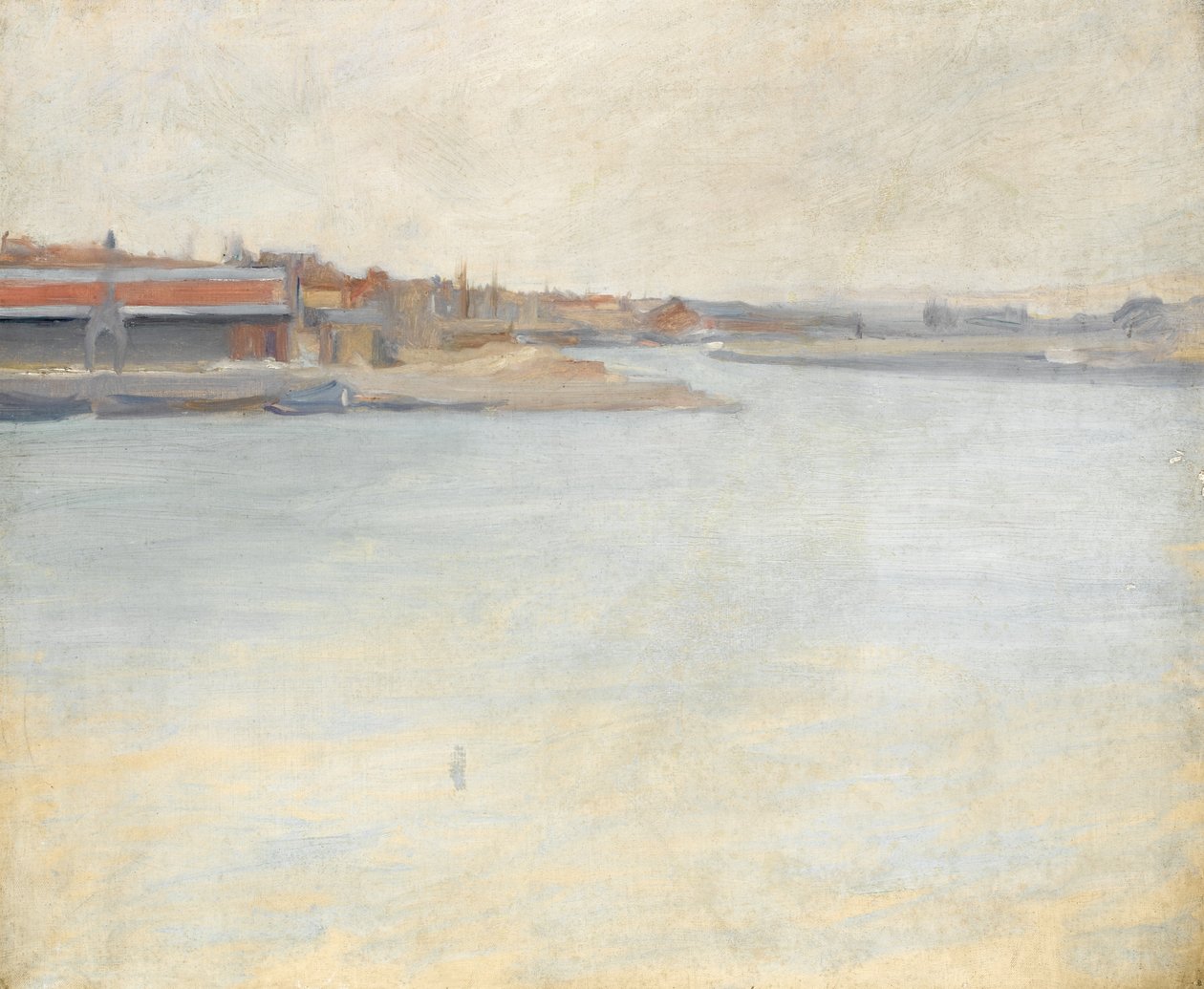 Boulogne sur Mer - Limandan bir görünüm by Albert de Belleroche