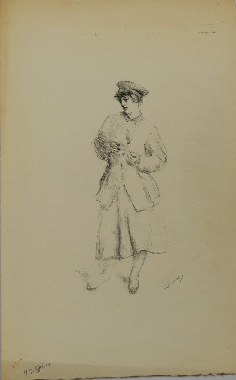 şömine başı sandalye by Albert de Belleroche