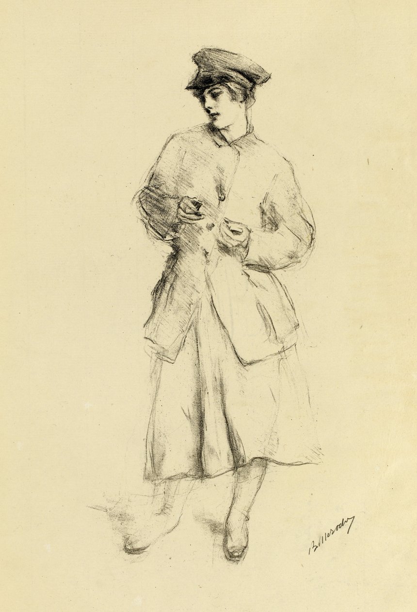 şömine başı sandalye by Albert de Belleroche