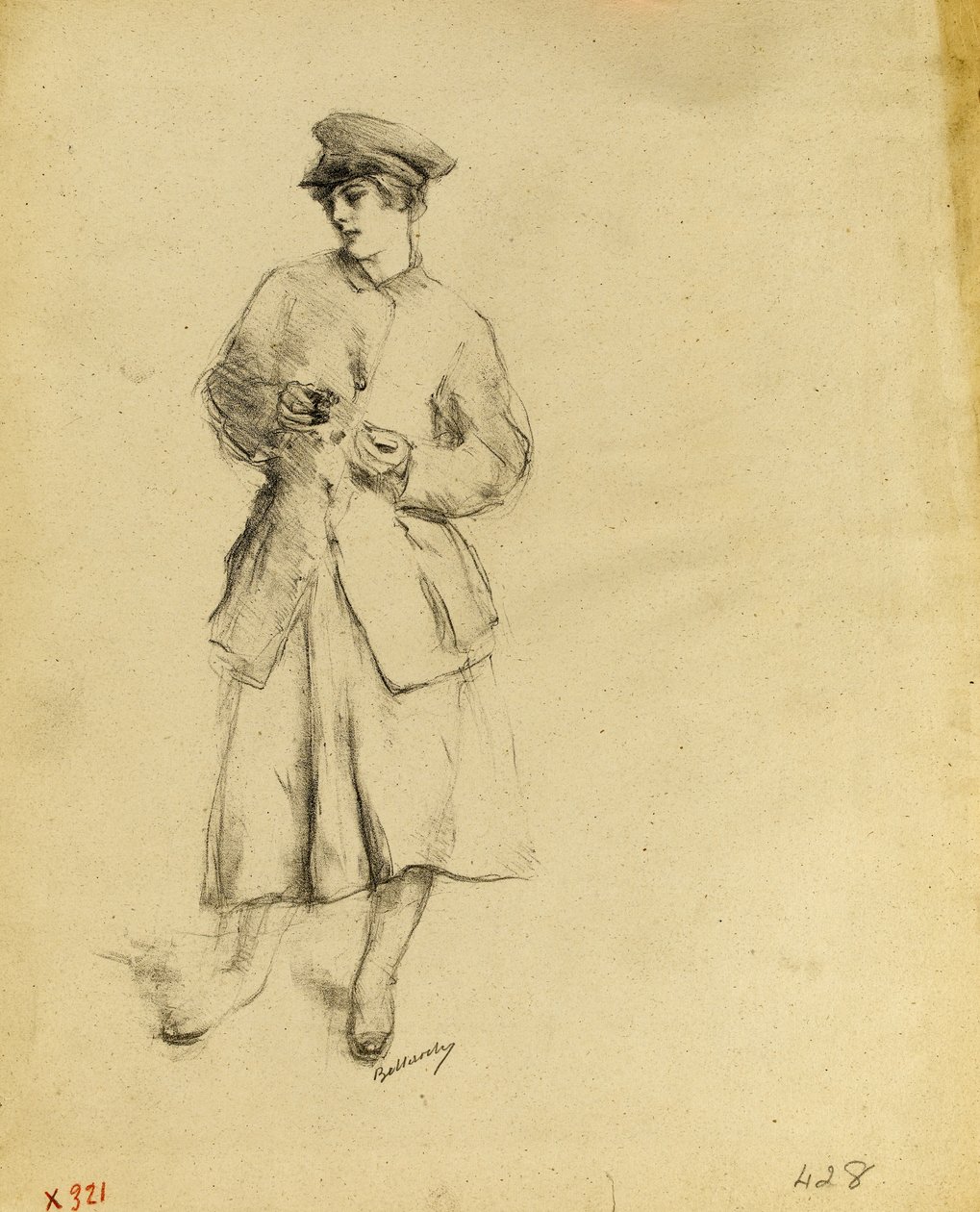 şömine başı sandalye by Albert de Belleroche