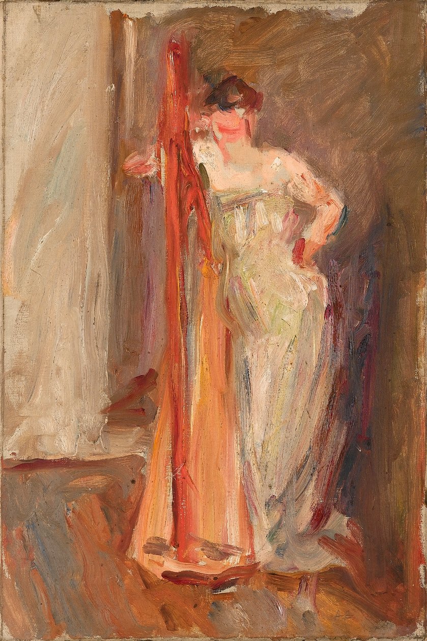 Arplı Kadın - c.1905 by Albert de Belleroche
