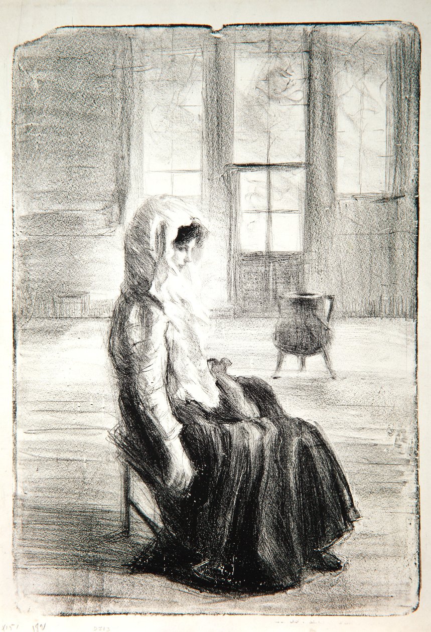 Eski Şapelde, 1909 by Albert de Belleroche