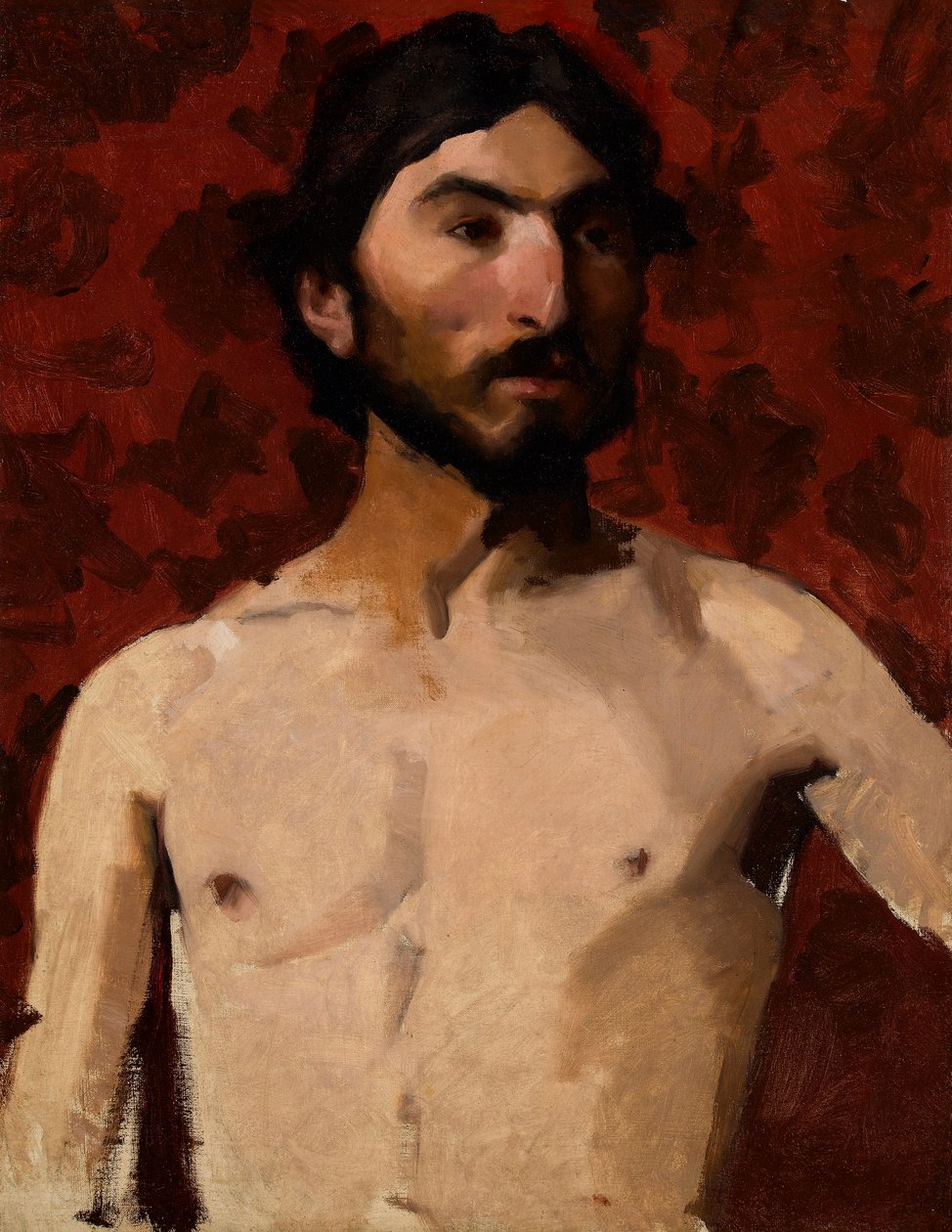 Life Study - sakallı adam, 1880