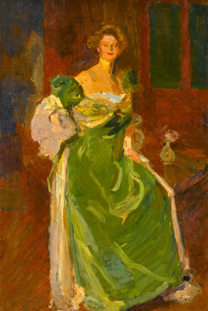 bir kadın portresi by Albert de Belleroche