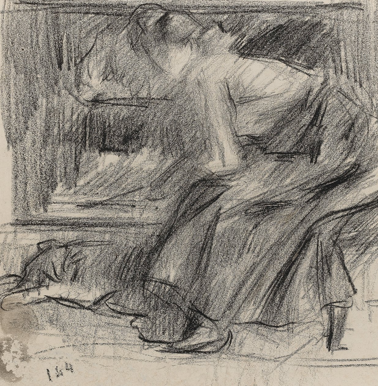 Oturan kadın by Albert de Belleroche