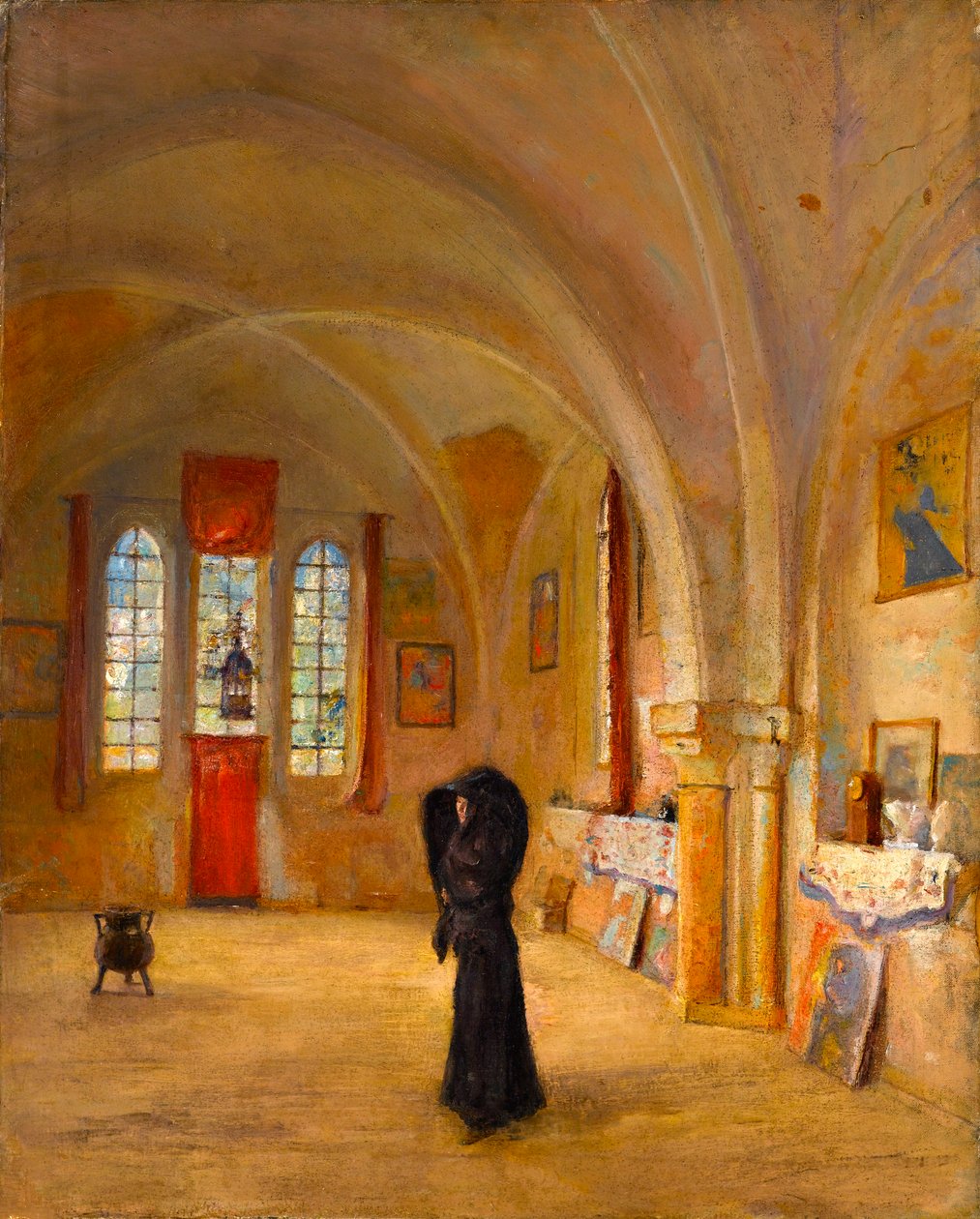 Sanatçılar Stüdyosu, La Vielle Chapelle, La Boissiere, Chateauden, c.1909 by Albert de Belleroche