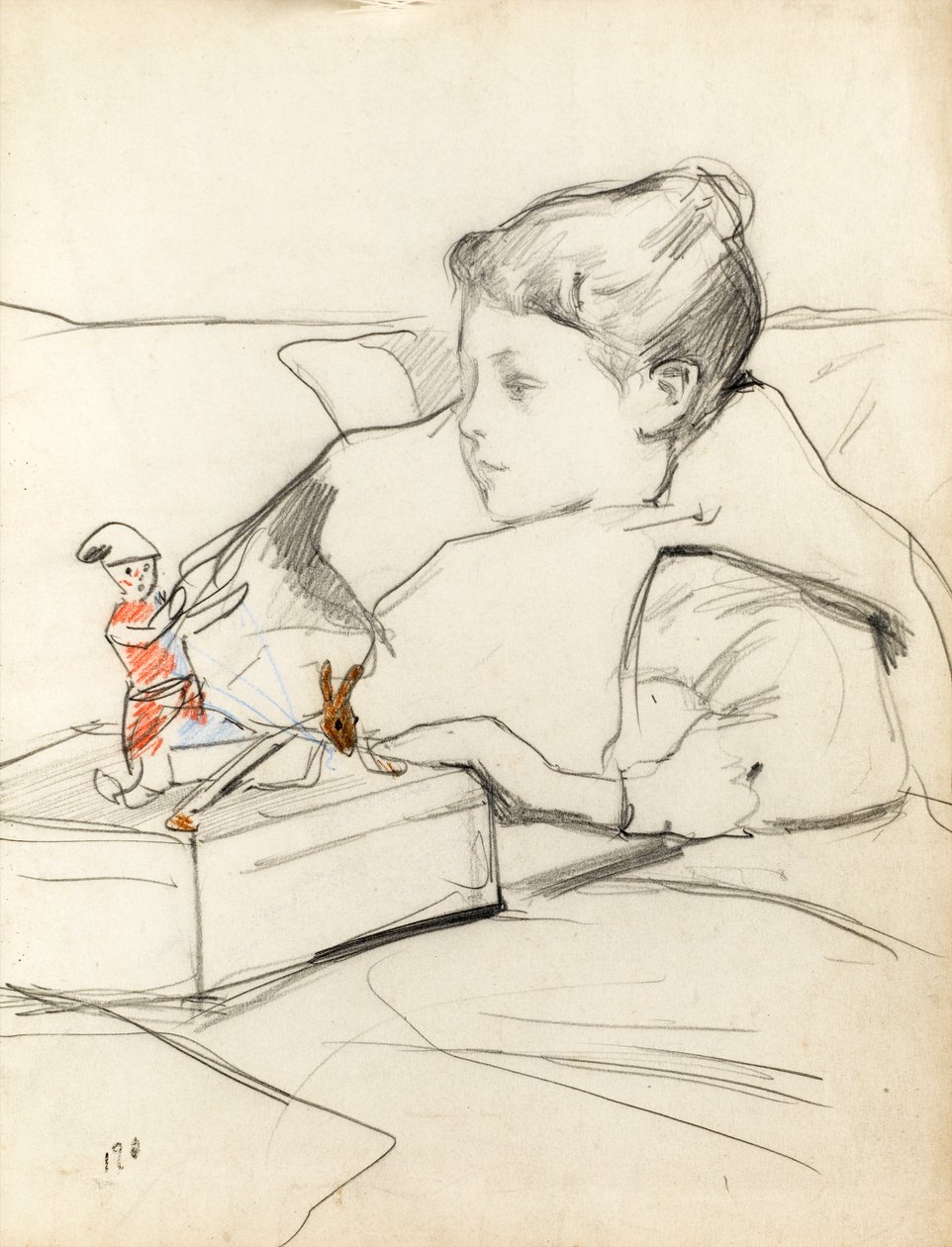 Yvette, yaklaşık 1898 by Albert de Belleroche