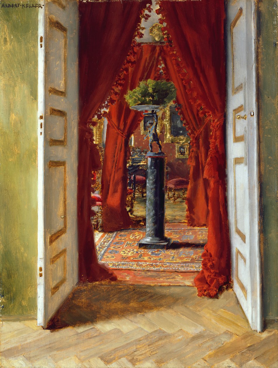 Kırmızı Oda, 1882 by Albert von Keller