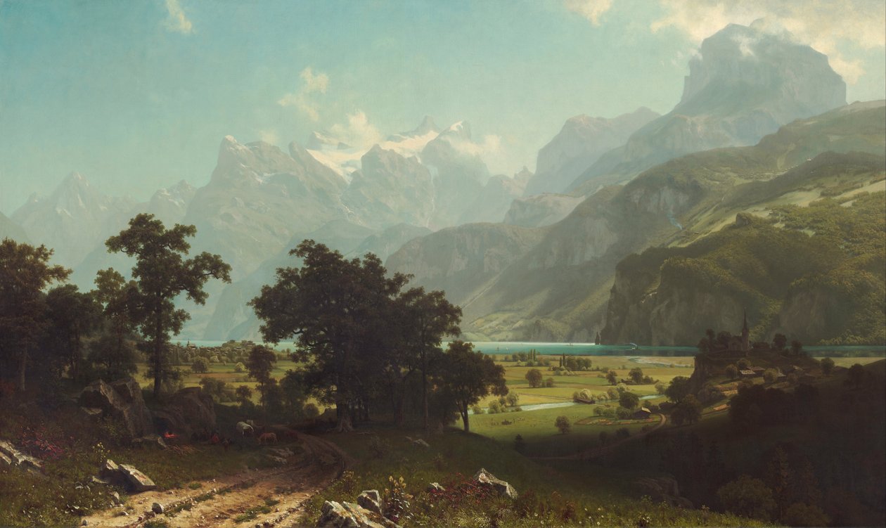 Luzern Gölü by Albert Bierstadt
