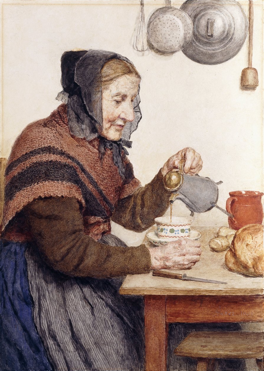 Kahveli Anneanne, 1904 by Albert Anker