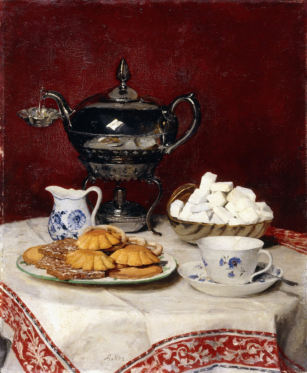 Natürmort: Zevkli Çay, 1897 by Albert Anker