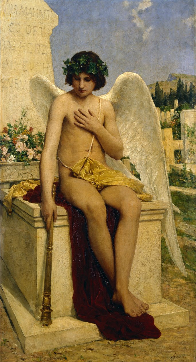 Ölüm Dehası by Albert Anker
