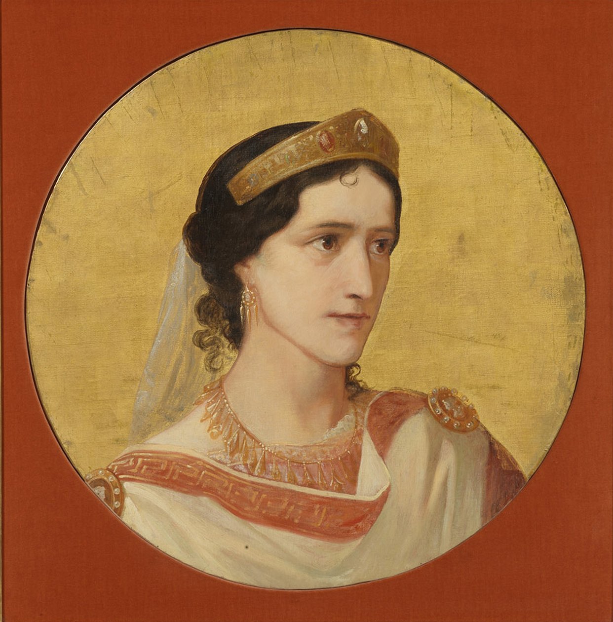 Phedre olarak Elisa Rachel by Albert Anker