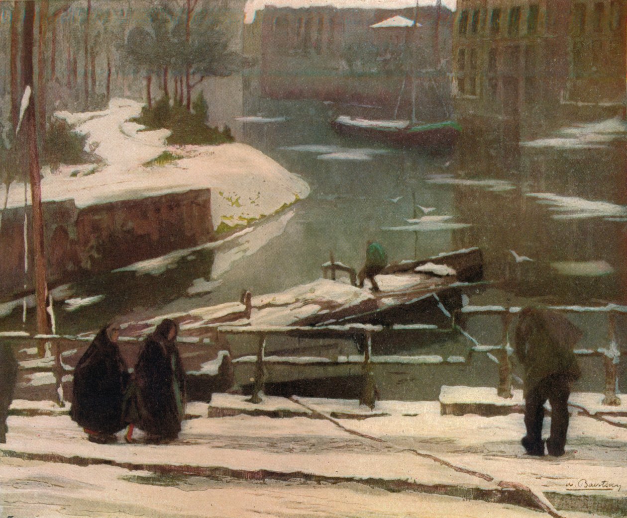 Le Degel A Gand, c1902, 1906-7 by Albert Baertsoen